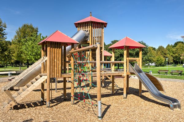 Playground Mulch Installation in Bella Vista