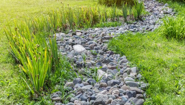 River Rock Garden Installation in Bella Vista