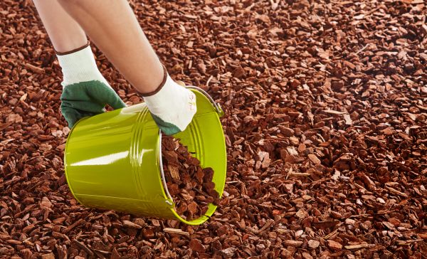 Wood Chip Landscaping in Bella Vista