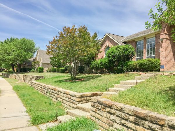 Sloped Yard Landscaping in Bella Vista