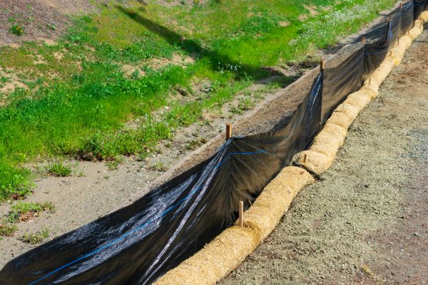Straw Wattle Installation in Bella Vista
